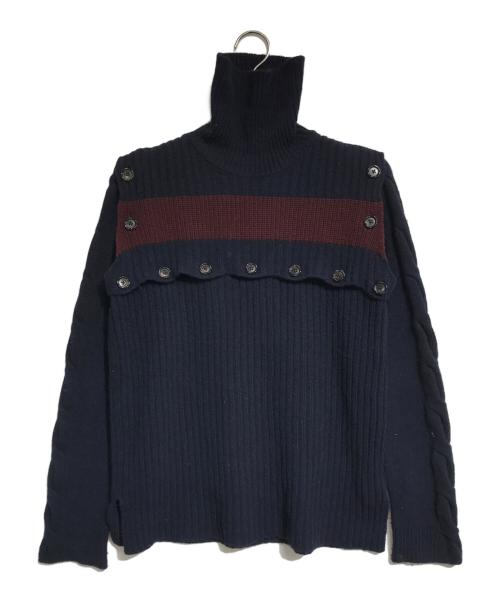 MARNI（マルニ）MARNI (マルニ) タートルネックニット ネイビー サイズ:40の古着・服飾アイテム