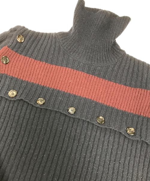 MARNI（マルニ）MARNI (マルニ) タートルネックニット ネイビー サイズ:40の古着・服飾アイテム