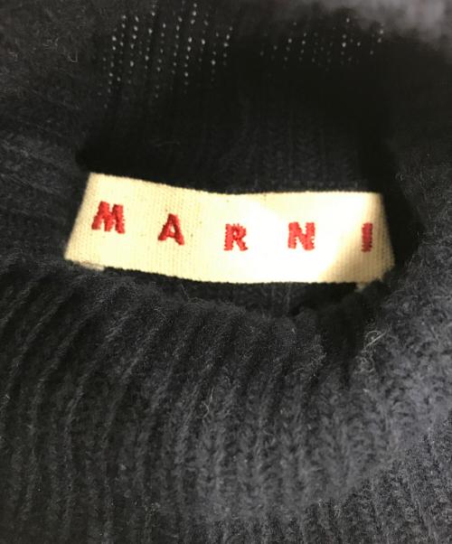 MARNI（マルニ）MARNI (マルニ) タートルネックニット ネイビー サイズ:40の古着・服飾アイテム