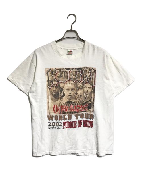 バンドTシャツ（バンドTシャツ）バンドTシャツ (バンドTシャツ) 00s KORN(コーン) バンドTシャツ ホワイト サイズ:Lの古着・服飾アイテム