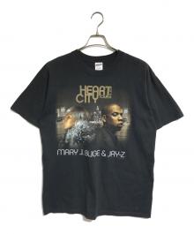 ラップTシャツ（ラップTシャツ）の古着「00s MARY J.BLIGE&JAY-Z(メアリー・J・ブライジ&ジェイ・Z) ラップTシャツ」｜ブラック