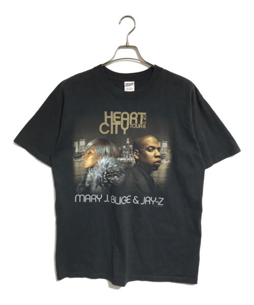 ラップTシャツ（ラップTシャツ）ラップTシャツ (ラップTシャツ) 00s MARY J.BLIGE&JAY-Z(メアリー・J・ブライジ&ジェイ・Z) ラップTシャツ ブラック サイズ:Lの古着・服飾アイテム
