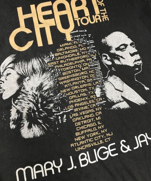 ラップTシャツ（ラップTシャツ）ラップTシャツ (ラップTシャツ) 00s MARY J.BLIGE&JAY-Z(メアリー・J・ブライジ&ジェイ・Z) ラップTシャツ ブラック サイズ:Lの古着・服飾アイテム