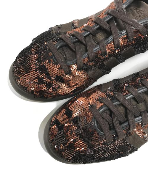 adidas Originals（アディダスオリジナル）adidas Originals (アディダスオリジナル) WALES BONNER (ウェールズボナー) KARINTHA SEQUIN ブラウン サイズ:26.5cmの古着・服飾アイテム