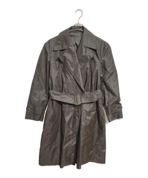 GUCCI（グッチ）GUCCI (グッチ) 比翼ダブルブレストコート ブラウン サイズ:42の古着・服飾アイテム
