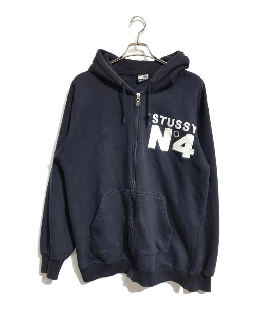 stussy（ステューシー）stussy (ステューシー) №4ジップパーカー ネイビー サイズ:XLの古着・服飾アイテム
