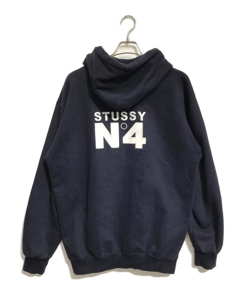 stussy（ステューシー）stussy (ステューシー) №4ジップパーカー ネイビー サイズ:XLの古着・服飾アイテム