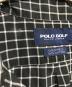 中古・古着 POLO GOLF (ポロ ゴルフ) グラプチェックオープンカラーシャツ ブラック サイズ:L：15000円