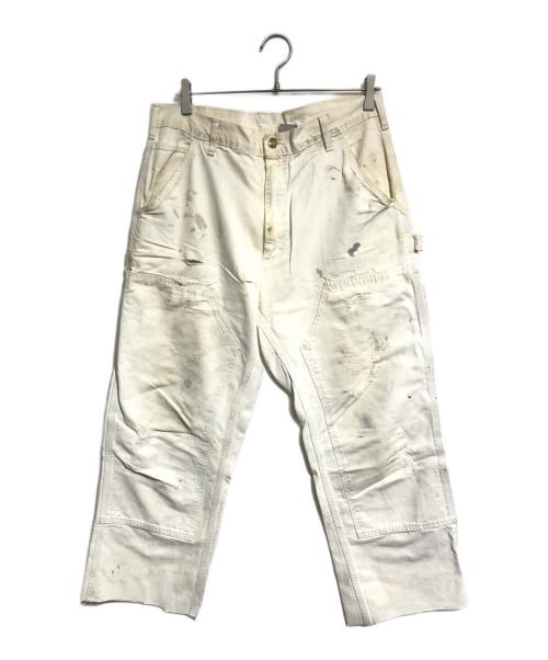 CarHartt（カーハート）CarHartt (カーハート) ダブルニーペインターパンツ ホワイト サイズ:34の古着・服飾アイテム