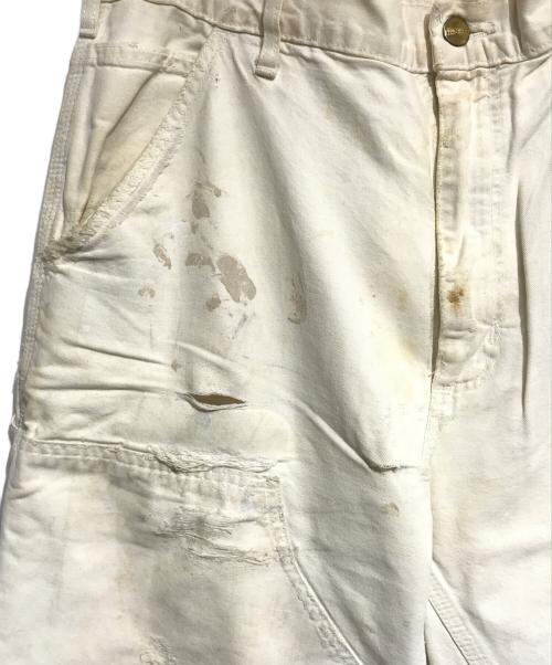 CarHartt（カーハート）CarHartt (カーハート) ダブルニーペインターパンツ ホワイト サイズ:34の古着・服飾アイテム