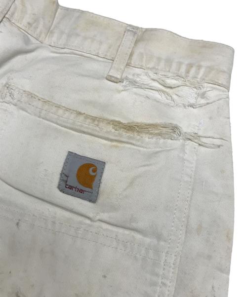 CarHartt（カーハート）CarHartt (カーハート) ダブルニーペインターパンツ ホワイト サイズ:34の古着・服飾アイテム
