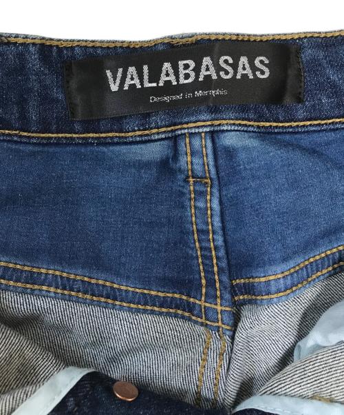 VALABASAS（バラバサス）VALABASAS (バラバサス) ハードクラッシュデニムパンツ インディゴ サイズ:30の古着・服飾アイテム