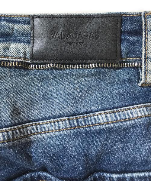 VALABASAS（バラバサス）VALABASAS (バラバサス) ハードクラッシュデニムパンツ インディゴ サイズ:30の古着・服飾アイテム