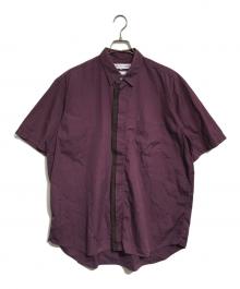 COMME des GARCONS SHIRT（コムデギャルソンシャツ）の古着「半袖シャツ」｜パープル