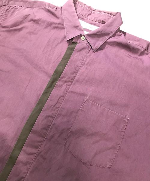 COMME des GARCONS SHIRT（コムデギャルソンシャツ）COMME des GARCONS SHIRT (コムデギャルソンシャツ) 半袖シャツ パープル サイズ:Lの古着・服飾アイテム