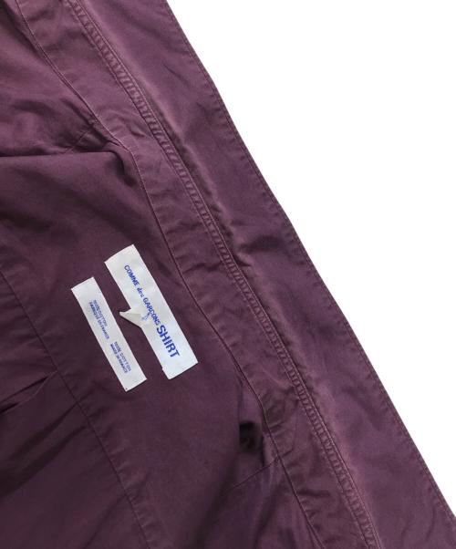 COMME des GARCONS SHIRT（コムデギャルソンシャツ）COMME des GARCONS SHIRT (コムデギャルソンシャツ) 半袖シャツ パープル サイズ:Lの古着・服飾アイテム