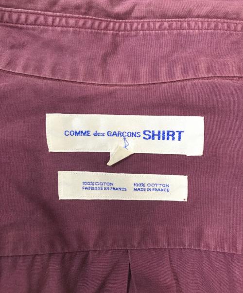 COMME des GARCONS SHIRT（コムデギャルソンシャツ）COMME des GARCONS SHIRT (コムデギャルソンシャツ) 半袖シャツ パープル サイズ:Lの古着・服飾アイテム