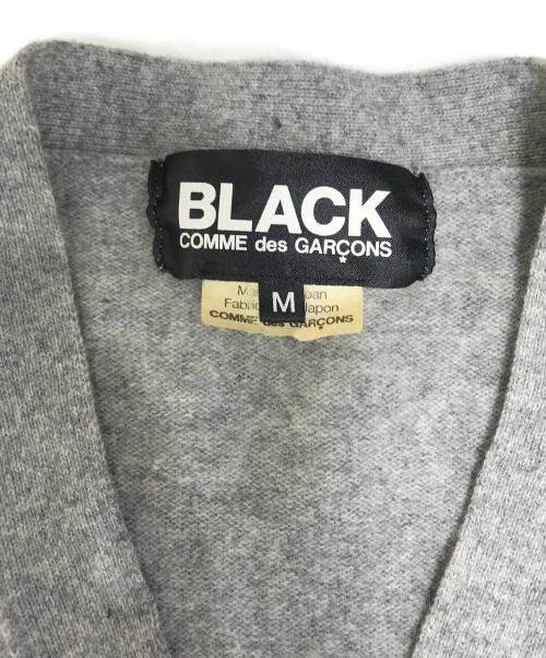 BLACK COMME des GARCONS（ブラックコムデギャルソン）BLACK COMME des GARCONS (ブラックコムデギャルソン) グラデーションニットカーディガン グレー サイズ:Mの古着・服飾アイテム