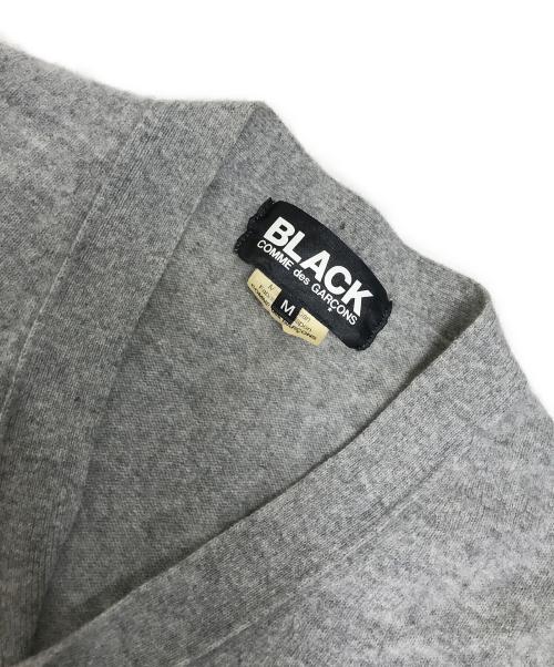 BLACK COMME des GARCONS（ブラックコムデギャルソン）BLACK COMME des GARCONS (ブラックコムデギャルソン) グラデーションニットカーディガン グレー サイズ:Mの古着・服飾アイテム