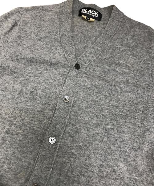 BLACK COMME des GARCONS（ブラックコムデギャルソン）BLACK COMME des GARCONS (ブラックコムデギャルソン) グラデーションニットカーディガン グレー サイズ:Mの古着・服飾アイテム