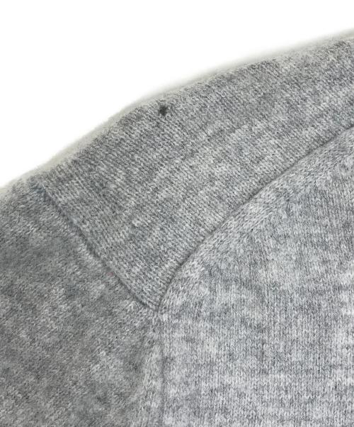 BLACK COMME des GARCONS（ブラックコムデギャルソン）BLACK COMME des GARCONS (ブラックコムデギャルソン) グラデーションニットカーディガン グレー サイズ:Mの古着・服飾アイテム