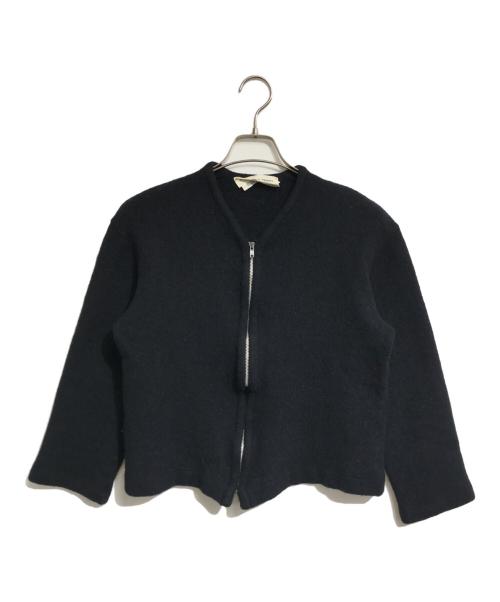 COMME des GARCONS SHIRT（コムデギャルソンシャツ）COMME des GARCONS SHIRT (コムデギャルソンシャツ) ジップニット ブラック サイズ:Mの古着・服飾アイテム