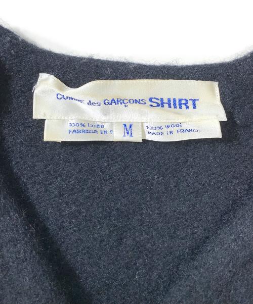 COMME des GARCONS SHIRT（コムデギャルソンシャツ）COMME des GARCONS SHIRT (コムデギャルソンシャツ) ジップニット ブラック サイズ:Mの古着・服飾アイテム