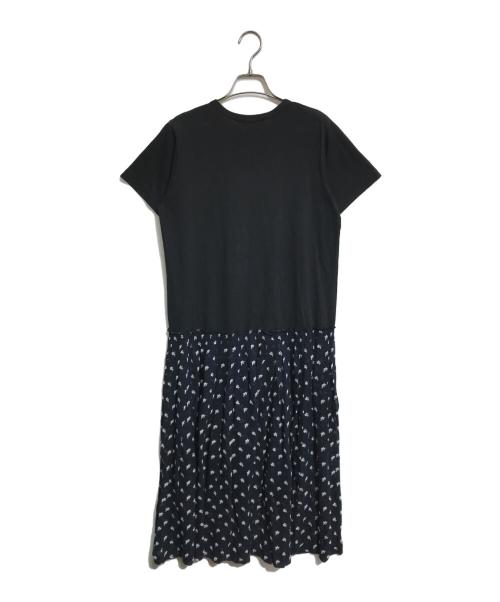 COMME des GARCONS COMME des GARCONS（コムデギャルソン コムデギャルソン）COMME des GARCONS COMME des GARCONS (コムデギャルソン コムデギャルソン) 異素材切替ワンピース ブラック×ネイビー サイズ:Sの古着・服飾アイテム