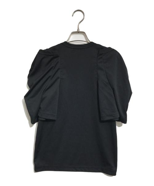 COMME des GARCONS（コムデギャルソン）COMME des GARCONS (コムデギャルソン) ギャザースリーブカットソー ブラック サイズ:Sの古着・服飾アイテム