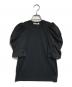 COMME des GARCONS（コムデギャルソン）の古着「ギャザースリーブカットソー」｜ブラック