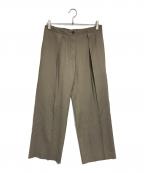 Acne studiosアクネ ストゥディオズ）の古着「レーヨンワイドスラックス」｜Taupe Grey