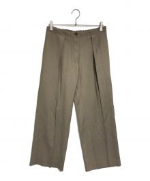 Acne studios（アクネ ストゥディオズ）の古着「レーヨンワイドスラックス」｜Taupe Grey