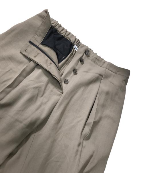 Acne studios（アクネ ストゥディオズ）Acne studios (アクネ ストゥディオズ) レーヨンワイドスラックス Taupe Grey サイズ:36の古着・服飾アイテム