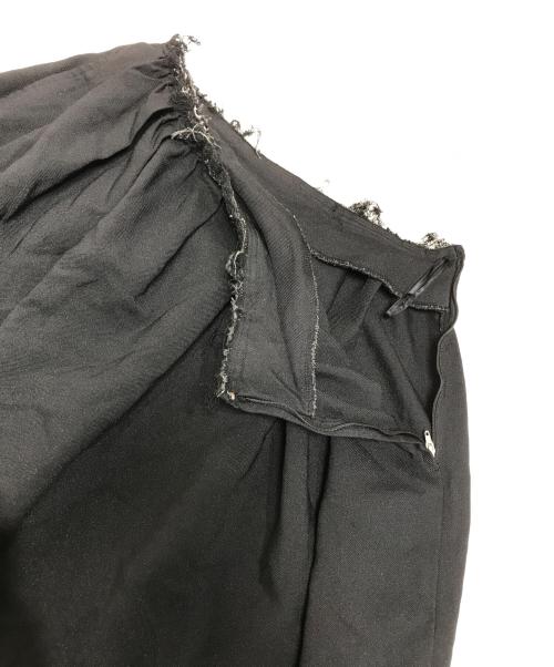 COMME des GARCONS COMME des GARCONS（コムデギャルソン コムデギャルソン）COMME des GARCONS COMME des GARCONS (コムデギャルソン コムデギャルソン) ポリ縮絨オーバースカート ブラック サイズ:Sの古着・服飾アイテム