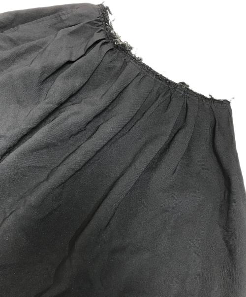 COMME des GARCONS COMME des GARCONS（コムデギャルソン コムデギャルソン）COMME des GARCONS COMME des GARCONS (コムデギャルソン コムデギャルソン) ポリ縮絨オーバースカート ブラック サイズ:Sの古着・服飾アイテム