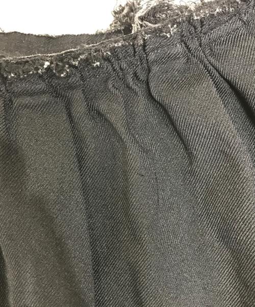 COMME des GARCONS COMME des GARCONS（コムデギャルソン コムデギャルソン）COMME des GARCONS COMME des GARCONS (コムデギャルソン コムデギャルソン) ポリ縮絨オーバースカート ブラック サイズ:Sの古着・服飾アイテム