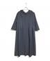 tricot COMME des GARCONS (トリココムデギャルソン) 丸襟ウールギャバワンピース ネイビー サイズ:M：25000円