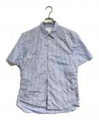 COMME des GARCONS SHIRTコムデギャルソンシャツ）の古着「ストライプシャツ」｜ブルー