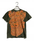 COMME des GARCONS JUNYA WATANABE MANコム デ ギャルソン ジュンヤ ワタナベ マン）の古着「00's プリントTシャツ」｜オリーブ