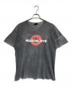 バンドTシャツバンドTシャツ）の古着「00s AUDIOSLAVE(オーディオスレイヴ) バンドTシャツ」｜フェードブラック