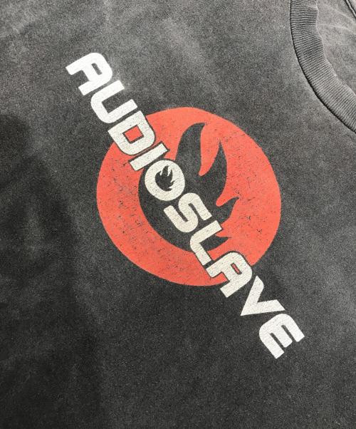 バンドTシャツ（バンドTシャツ）バンドTシャツ (バンドTシャツ) 00s AUDIOSLAVE(オーディオスレイヴ) バンドTシャツ フェードブラック サイズ:表記なしの古着・服飾アイテム