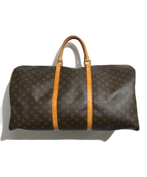 LOUIS VUITTON（ルイ ヴィトン）LOUIS VUITTON (ルイ ヴィトン) キーポル・バンドリエール60 ブラウン サイズ:表記なしの古着・服飾アイテム