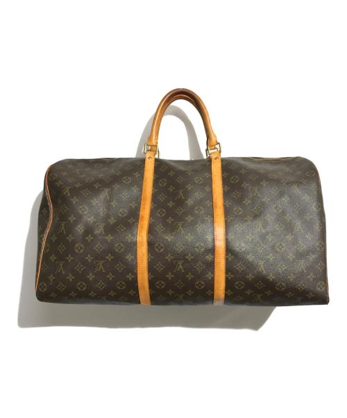 LOUIS VUITTON（ルイ ヴィトン）LOUIS VUITTON (ルイ ヴィトン) キーポル・バンドリエール60 ブラウン サイズ:表記なしの古着・服飾アイテム