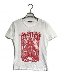 ALEXANDER McQUEEN（アレキサンダーマックイーン）の古着「スカルプリントTシャツ」｜ホワイト
