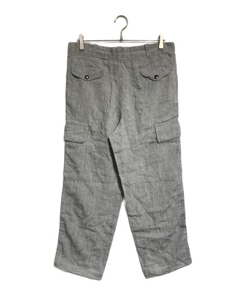 EMPORIO ARMANI（エンポリオ アルマーニ）EMPORIO ARMANI (エンポリオ アルマーニ) リネンカーゴパンツ グレー サイズ:48の古着・服飾アイテム