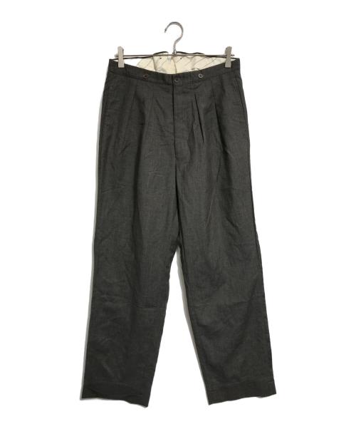 EMPORIO ARMANI（エンポリオ アルマーニ）EMPORIO ARMANI (エンポリオ アルマーニ) 2タックワイドスラックス グレー サイズ:46の古着・服飾アイテム