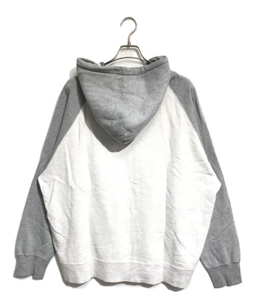 A BATHING APE（アベイシングエイプ）A BATHING APE (アベイシングエイプ) ラインストーンジップパーカー グレー サイズ:2XLの古着・服飾アイテム