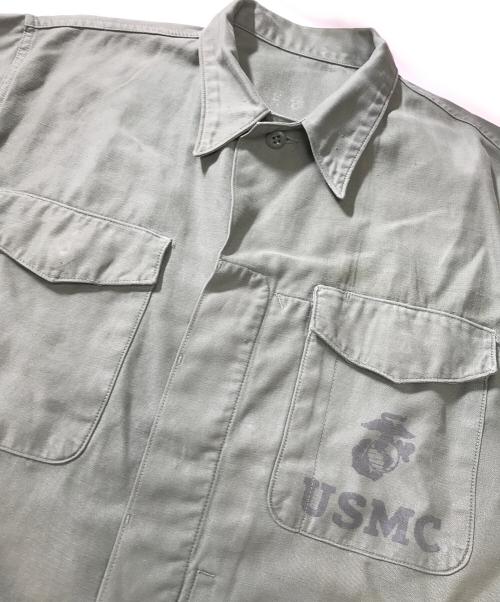 VINTAGE MILITARY（ヴィンテージ ミリタリー）VINTAGE MILITARY (ヴィンテージ ミリタリー) USMC P-58 ユーティリティーシャツ カーキ サイズ:38の古着・服飾アイテム