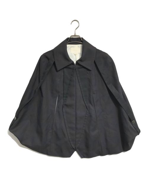 ORIMI（オリミ）ORIMI (オリミ) ケープジャケット ブラウン サイズ:FREEの古着・服飾アイテム