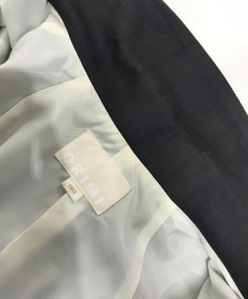 ORIMI（オリミ）ORIMI (オリミ) ケープジャケット ブラウン サイズ:FREEの古着・服飾アイテム